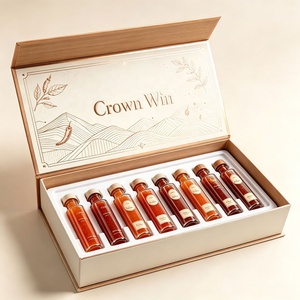 Caja de Cartón Mate para Salsas Picantes, Diseño Personalizado, Reciclable, Ecológica, Tamaño Personalizado, con Cierre Magnético - Product Image 3