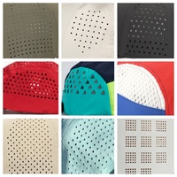 Gorras de Golf Personalizadas con Logotipo Bordado en Goma, Gorra Deportiva de Nailon Perforado de 5 Paneles, Gorras de Béisbol Impermeables con Cierre a Presión y Cuerda