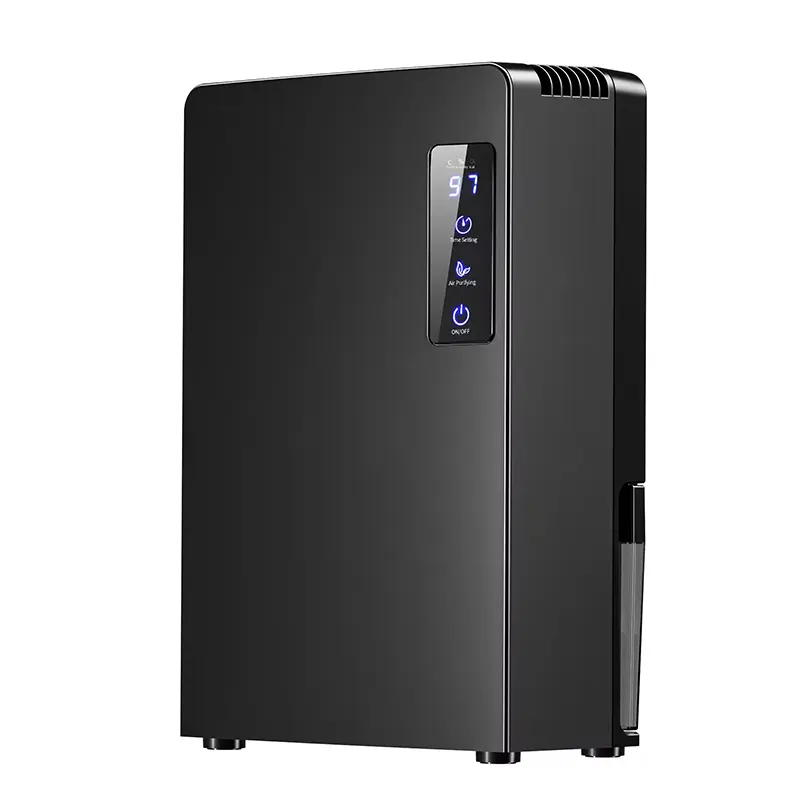 Mini desumidificador para casa, purificador de ar elétrico de umidade, absorvente de secagem doméstica, 2200ml, preto, desumidificador australiano