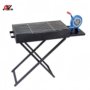 Parrillas Portátiles de Carbón Metálicas CZFIT en Varios Tamaños para Fiestas en el Patio, Picnics, Campamentos, Barbacoas y Brochetas de Cordero, Garantía de Calidad - Product Image 1