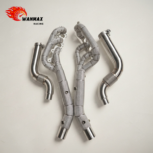 Collecteurs d'échappement longs en acier inoxydable 304 pour Ford <span class=keywords><strong>Mustang</strong></span> <span class=keywords><strong>GT</strong></span> 5.0L V8 (2015-2024) |   Bouclier thermique intégré pour une puissance maximale - Product Image 2