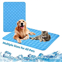 Tapis rafraîchissant extra large pour chien, en soie glacée, lavable et durable, pour l'été, pour grands chiens - Vente en gros