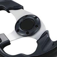 Accessoires de voiturette de golf personnalisés de style Cool Racing Volant de 13 pouces pour voiturettes de golf