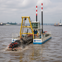 Promotion : Drague à aspiration de 8 pouces, machine hydraulique de dragage de sable pour l'extraction de gravier
