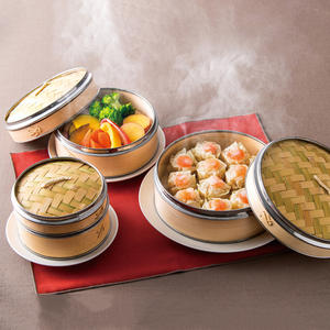 Cesta de vapor de bambú natural cocina nueva colección utensilios de cocina productos sin tapa de olla - Product Image 5