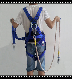 Attrezzo Manuale di Sicurezza Blu <span class=keywords><strong>a</strong></span> 5 Punti per Protezione Completa del Corpo, Regolabile - Product Image 5
