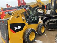 Beliebteste gut verkaufte Caterpillar Marke Gebraucht Mini Small CAT246D Kompakt lader auf Lager mit Best Review zum Verkauf