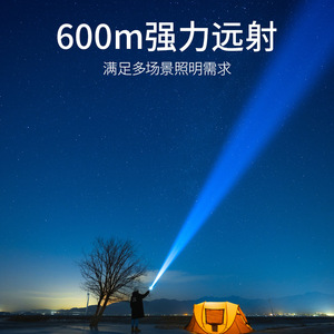 Lampe de poche rechargeable Superfire L20 60W 8800mAh 600M, lumière d'urgence extérieure longue portée - Product Image 3