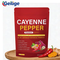 En stock – 240 gélules OEM de piment de Cayenne, mélange d'herbes 12-en-1, soutien nutritionnel quotidien pour la vitalité, marque privée
