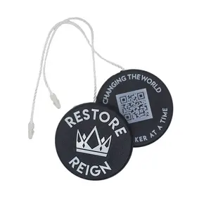 Luxo Swing Lock Seal Tags Etiquetas Fornecedor Personalizado Logotipo Privado Preço Plástico Hangtag Seal Strings para Óculos