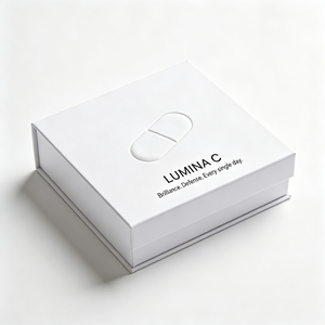 Boîte d'emballage en kraft recyclable personnalisée, boîte en carton rectangulaire pour comprimés à base de plantes et compléments alimentaires naturels - Product Image 2