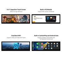 XTRONS 14.9 pouces 2560*720 Carplay écran Android 13 64GB 4G LTE Navigation GPS pour BMW série 3 E90 E91 E92 E93 M3 2004-2008