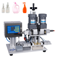 Machine de capsulage pneumatique de bureau de fabrication chinoise pour boissons, shampoings, liquides visqueux, pour bouteilles en verre, produits chimiques et parfums