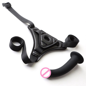 Jouets sexuels pour couples, harnais, gode à sangle, culotte lesbienne, gode en <span class=keywords><strong>silicone</strong></span> portable avec accessoires de ceinture - Product Image 1