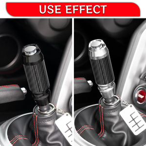 10cm Carbon Fiber <b>Gear</b> Shift <b>Knob</b> Manual Transmission Aluminum Automatic <b>Gear</b> Shift <b>Knob</b> Lever Head Car Accessories - Product Image 3