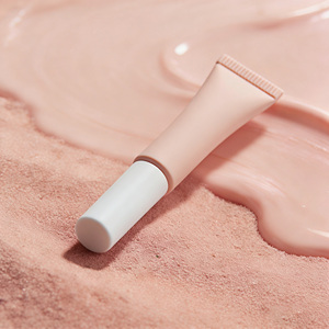 Tubo de brillo labial ABS <span class=keywords><strong>rosa</strong></span> <span class=keywords><strong>pastel</strong></span> con tapa de rosca y aplicador de varita - Envase cosmético para el cuidado de la piel y colorete - Product Image 5