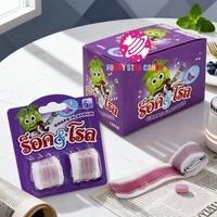 Venta al por mayor de gomitas en rollo OEM, caramelos personalizados surtidos con sabor afrutado, caramelos suaves en rollo de gelatina CC para niños