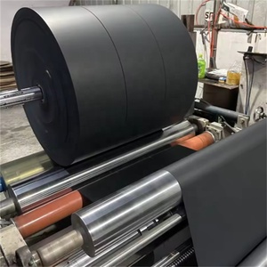 Muestras Gratis de Papel Kraft Negro en Rollo Jumbo, Papel Negro Intenso de 110gsm-180gsm, Papel Negro de Doble Cara para la Escuela - Product Image 1