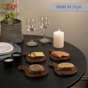 Juego de Tablas de Queso de Bambú en Miniatura con Forma Personalizada, con Cuchillos, para Bodas, Fiestas, San Valentín y Otras Ocasiones - Product Image 1