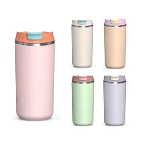 Custom Logo Thermo 350ml Coffee Mugs Insulated Stainless Steel Leakproof Coffees <strong>Cup</strong> <strong>for</strong> <strong>Work</strong> Office - Product Image 1