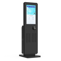 Borne de recharge publique 32 emplacements pour partage de batteries externes Qi, station de recharge mobile, location de chargeurs portables, kiosque de recharge pour ordinateurs portables et appareils photo