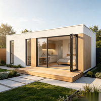 Appartement Modulaire de Luxe VIP en Conteneur de 40 Pieds – Maisonnette Spacieuse pour Invités dans la Cour – Design Moderne, Installation Rapide