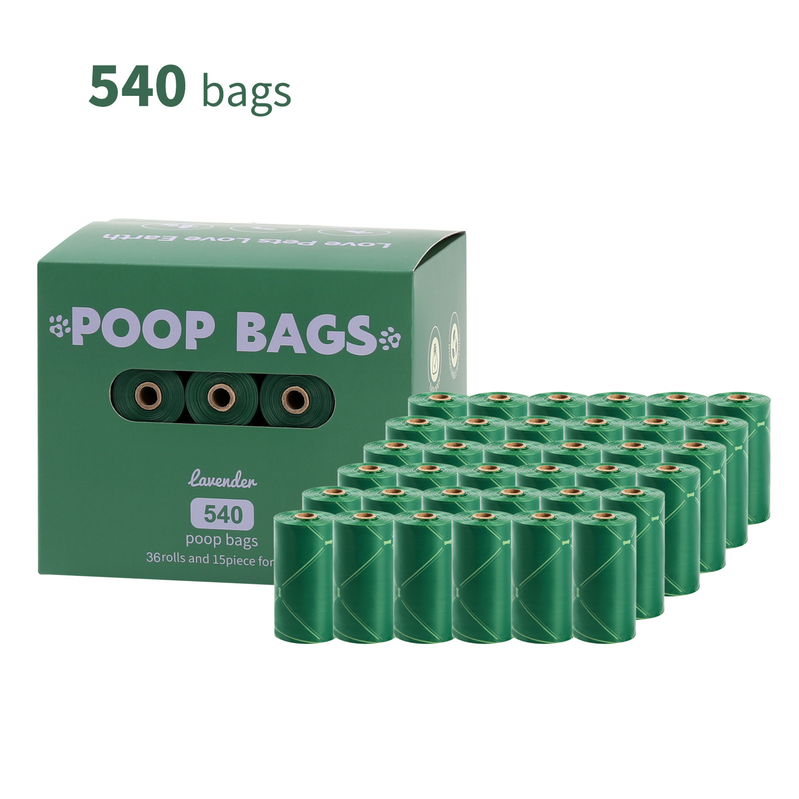 36 rouleaux