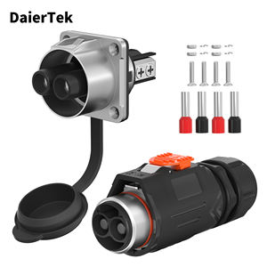 12V-48V 100A Troll ing Motorst ecker 6 bis 4 AWG Draht 2 Pin IP67 Wasserdichter Rundst ecker Schnell verriegelung mit Klemmen - Product Image 1