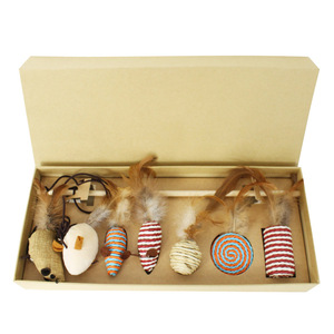 Hot Selling Interactive Cat Toy Set 7 Pcs Mouse Toy Gift Box for Best Cat Toy - Product Image 4