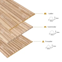 Panel Dinding Tambour Fleksibel MDF Tahan Air Tahan Api untuk Dekorasi Interior Gedung Olahraga, Sekolah, dan Aula, Grosir OEM