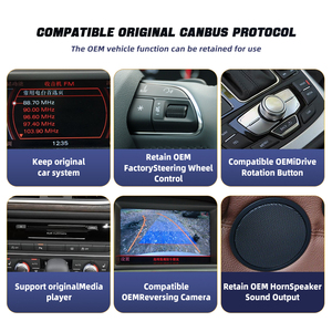 Pantalla de 7 Pulgadas para Audi A6 C6 4F 2006-2012, Sistema MMI Linux, CarPlay Inalámbrico, Android Auto, Conexión Plug&Play, Arranque en 5 Segundos, Sin Cortes de Cables, DSP de Fábrica - Product Image 5
