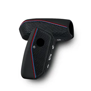 Funda de silicona para llave, accesorios, llavero para <span class=keywords><strong>BMW</strong></span> Serie <span class=keywords><strong>7</strong></span> 735i 740Li X7 X1 U11 2023 I7 G07 LCI XM - Product Image 6