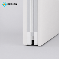 Panneau mural sandwich modulaire pour salle blanche, panneau préfabriqué à emboîtement avec coin intérieur courbé intégré