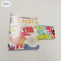Livres tactiles pour enfants à couverture rigide et amusante avec impression personnalisée livre interactif en carton d'histoire de lecture pour enfants à tirer et pousser