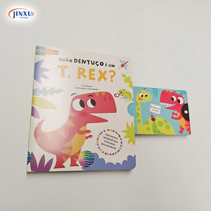 Impresión personalizada divertida Tapa dura niños libros táctiles bebé empujar y tirar lectura historia cartón libro interactivo <span class=keywords><strong>para</strong></span> niños - Product Image 3