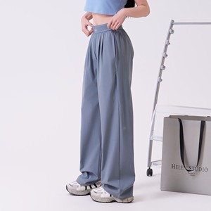 Pantalones deportivos de lujo, pantalones de yoga de cintura alta, pantalones informales cómodos, pantalones formales, pantalones sueltos de poliéster para mujer, pantalones Aloe - Product Image 6