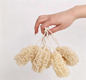 Esponja de Cocina de Fibra Vegetal Biodegradable, Bola de Luffa Orgánica Natural para Lavar Platos, No Daña, Segura para Sartenes Antiadherentes - Product Image 3