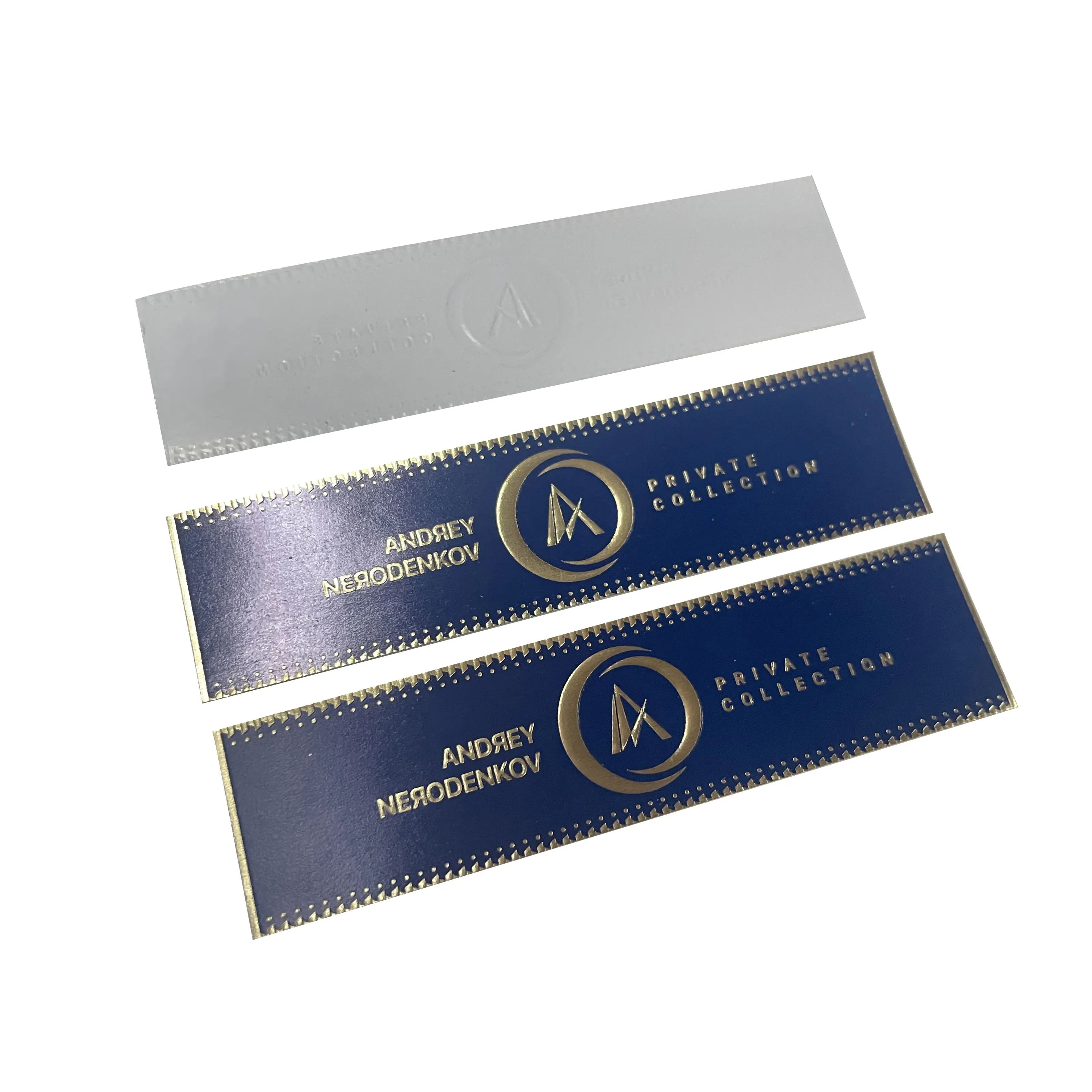 キャンドル用の紙に印刷されたカスタマイズ可能な金箔エンボスシガーバンドラベルおよび産業用の包装ロール包装