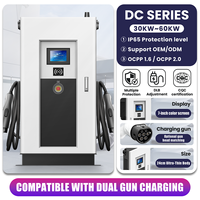 Chargeur rapide DC intelligent pour véhicules électriques OCPP DLB Wi-Fi LAN IP54 étanche, CCS2, plusieurs canaux de paiement, nouveau, 30 kW, usage commercial