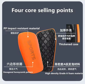 New Football <b>Shin</b> <b>Pads</b> EVA Soccer Guards Leg Protector Board for Kids Youth Adults Thickened Insert-type Guards - Product Image 3