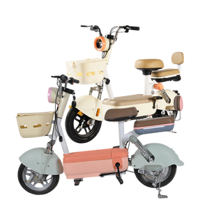 Bicicleta Electrica De Carga à deux places Scooter <span class=keywords><strong>électrique</strong></span> à moteur sans balais <span class=keywords><strong>150</strong></span> <span class=keywords><strong>kg</strong></span> de charge E Bike pour hommes et femmes - Product Image 1