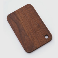 Planche à découper carrée en bois de style japonais, mini, portable, pour le camping, accessoires de boîte à lunch, 1 cm d'épaisseur, durable