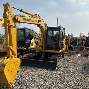 Excavatrice sur chenilles KOMATSU PC70 d'occasion de haute qualité, petite taille, 6,5 tonnes, faible nombre d'heures de travail, pas de révision importante, vente chaude - Product Image 1