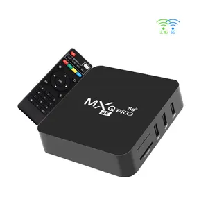 MXQPRO-Reproductor multimedia Android TV Box barato, 2 + 16GB de memoria real, WiFi de doble banda, 2,4 GHZ + 5GHZ, Android 12, 2 + 12