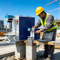 Marqueur laser à fibre portable pour utilisation extérieure, refroidissement par air, facile à utiliser, prend en charge les formats DXF/BMP/AI/PLT pour une utilisation spéciale