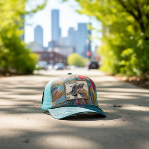Casquette de camionneur Lorenzo 6 panneaux en maille brodée unisexe style urbain décontracté printemps-été - Product Image 2