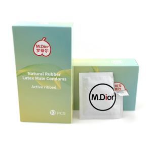 Hot Style <span class=keywords><strong>Studded</strong></span> Flavored Ribbed Male Latex Kondome Neue Promotion Tight Fit und Enhanced Pleasure - Product Image 4