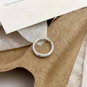Twisted S925 Sterling <b>Silver</b> <b>Ring</b> Women's <b>Adjustable</b> Opening Minimalist Design Everyday Wear Jewelry - Product Image 4