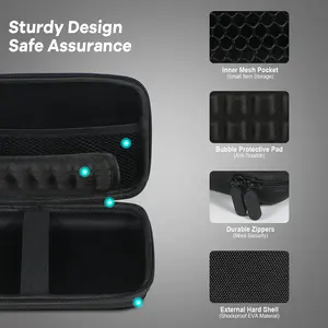 Portable Hard EVA Waterproof Case Mobile Travel Bag USB Charging Cable Hard Drive Storage Box