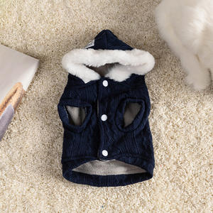 Voor warme wollen huisdierkleding Casual fluwelen verdikte trui Grensoverschrijdende kleine honden Herfst en winter - Product Image 4